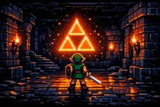 Portada del juego The Legend of Zelda para NES
